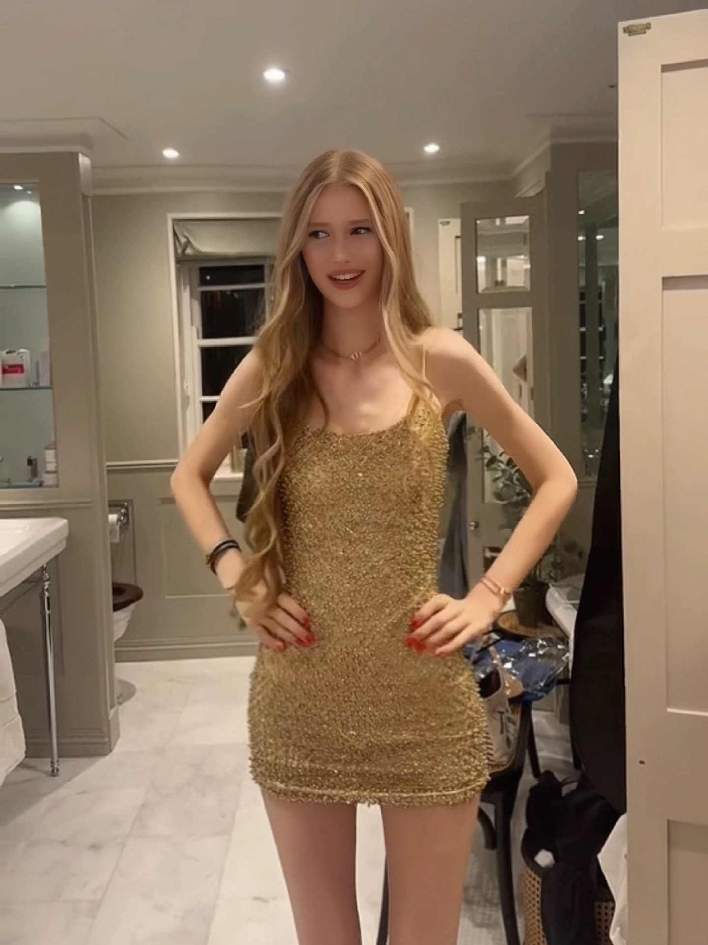 Sparkly Rhinestone Club Party Dress - Robe moulante mini pour femme ornée