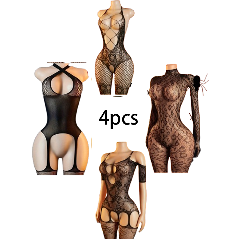 Lingerie - Ensemble de lingerie sexy 4 pièces