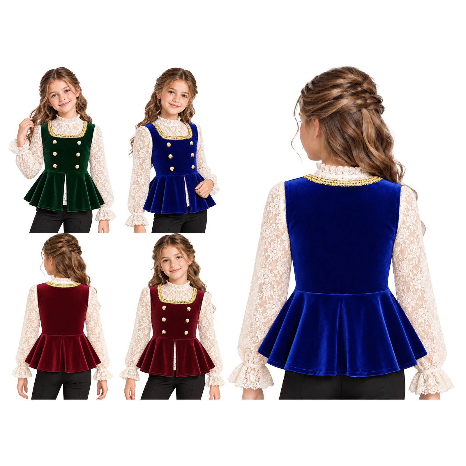 Gilet gothique médiéval de ren - Tops avis et prix