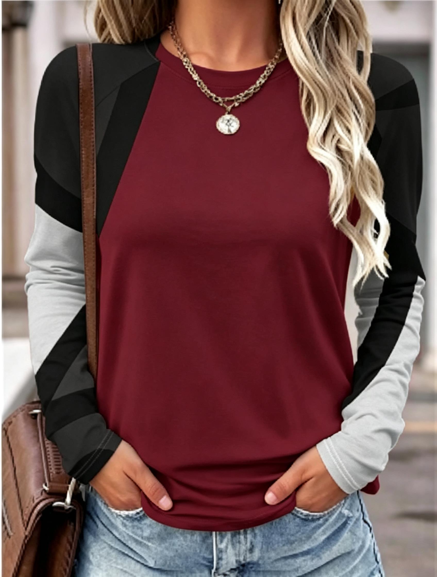 T-shirt à manches longues pour - Blouses avis et prix