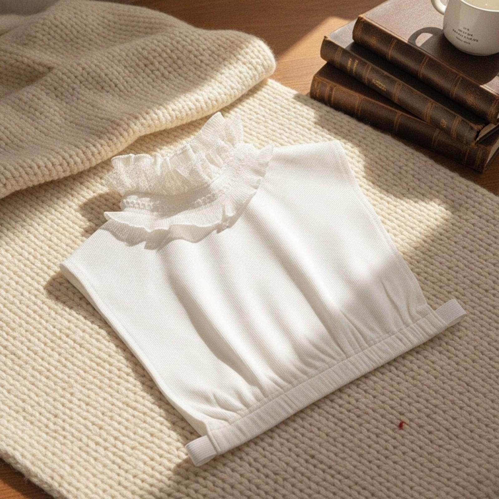 Col en tricot à col roulé synt - Tops avis et prix