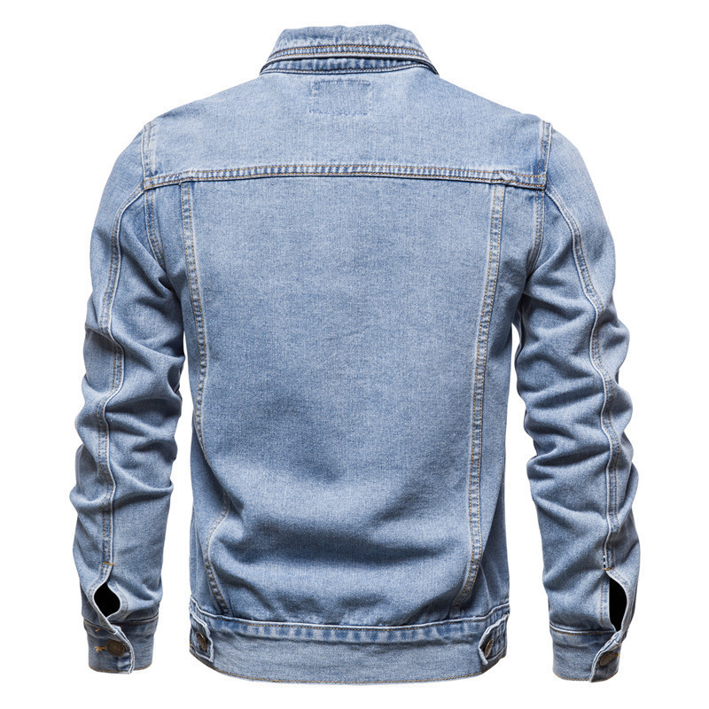 Veste en jean à col américain  - Jeans avis et prix