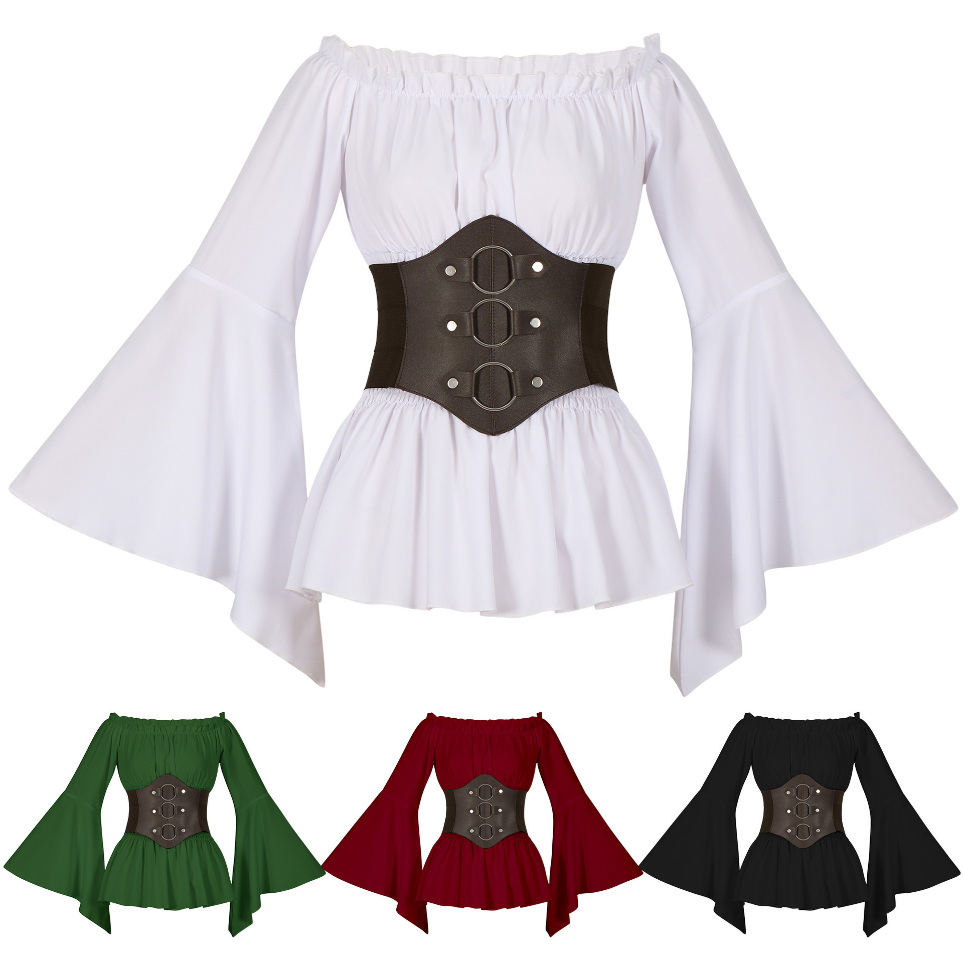 Chemise de pirate médiévale vi - Tops avis et prix